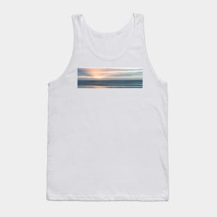 Coastal abstract image in sea and sunset hues Tank Top